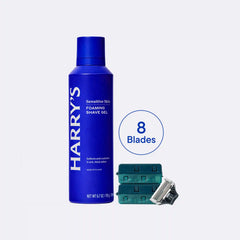 Harry's Original 8 Blades + 1 Shave Gel